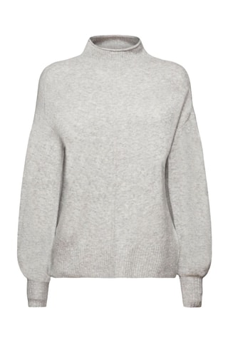Pull en laine - Gris clair chiné