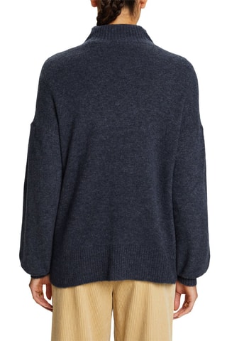 Pull en laine - Bleu marine chiné