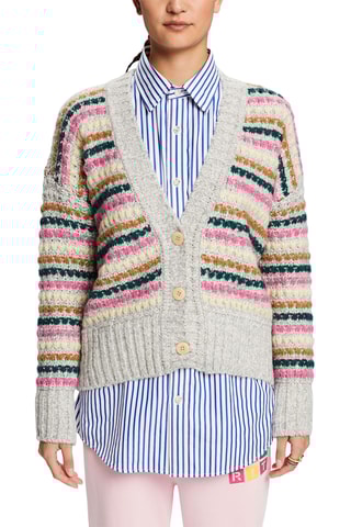 Gilet - Gris et rose