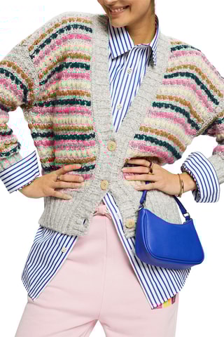 Gilet - Gris et rose