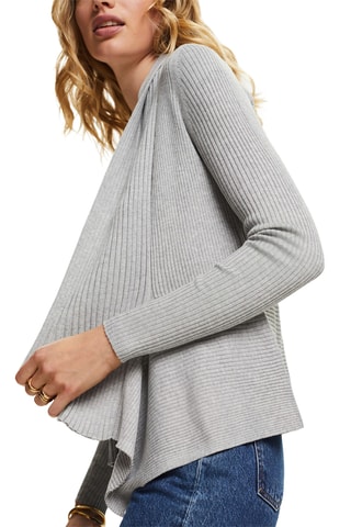 Gilet - Gris clair chiné