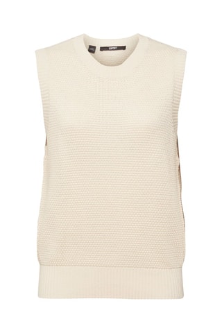 Mouwloos Vest - Beige