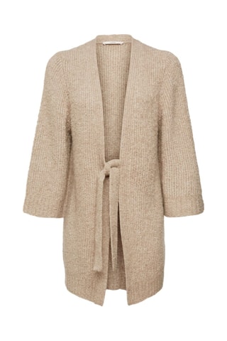 Gilet en laine et alpaga - Taupe