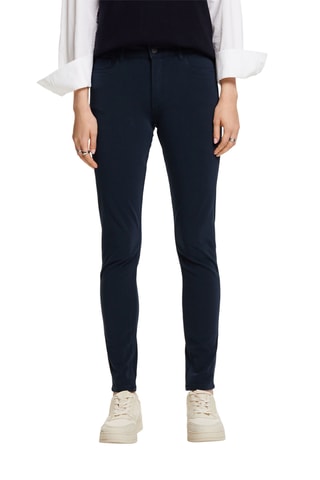 Pantalon en coton biologique - Bleu pétrole