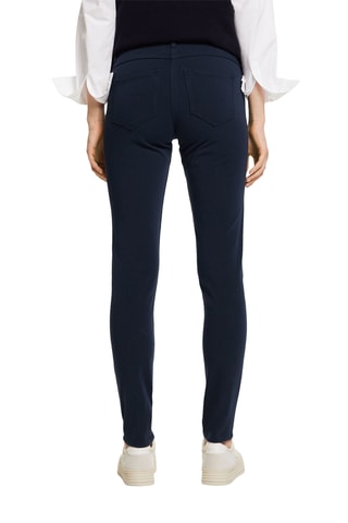 Pantalon en coton biologique - Bleu pétrole
