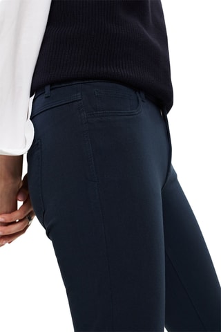Pantalon en coton biologique - Bleu pétrole