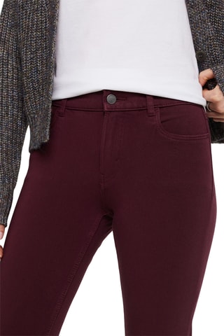 Pantalon en coton biologique - Bordeaux