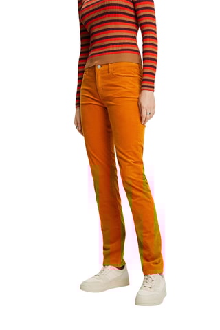 Pantalon en velours - Jaune
