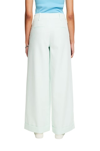 Pantalon taille haute - Vert d‘eau