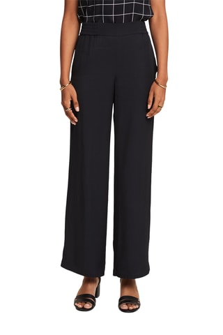 Pantalon taille haute - Noir