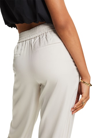 Pantalon taille haute - Beige