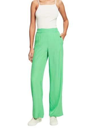 Pantalon taille haute - Vert citron