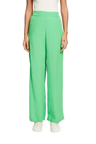 Pantalon taille haute - Vert citron