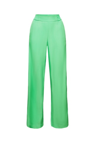Pantalon taille haute - Vert citron