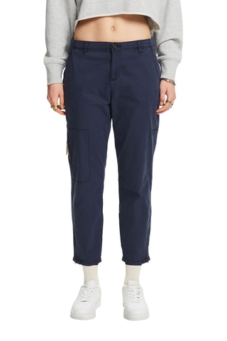 Pantalon cargo 7/8 - Bleu marine
