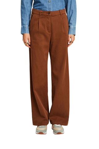 Pantalon taille haute - Beige