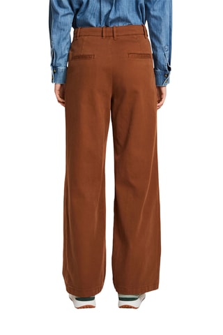 Pantalon taille haute - Beige