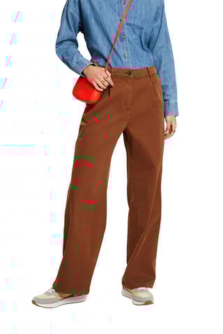 Pantalon taille haute - Beige