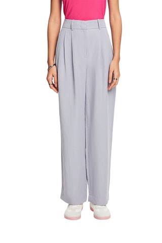 Pantalon taille haute - Gris clair