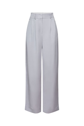 Pantalon taille haute - Gris clair