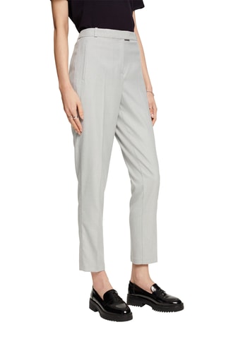 Pantalon taille haute - Gris