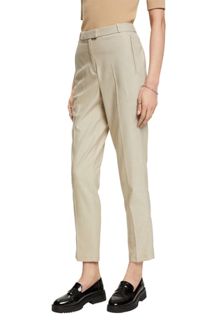 Pantalon taille haute - Kaki