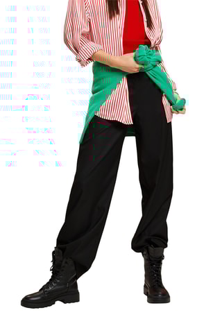 Pantalon taille haute - Noir