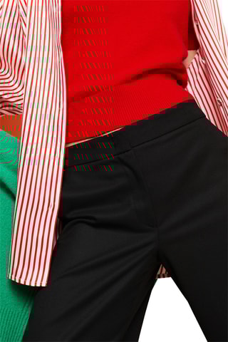Pantalon taille haute - Noir