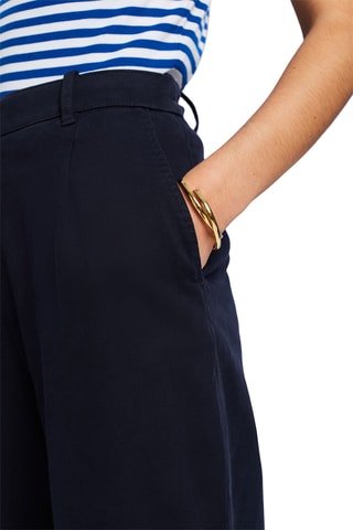 Pantalon taille haute - Bleu marine