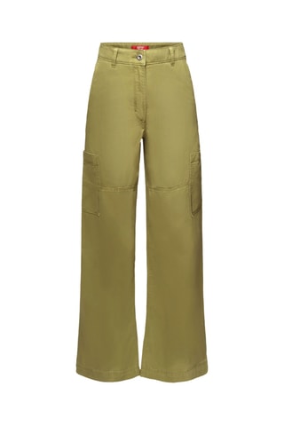 Pantalon taille haute - Kaki