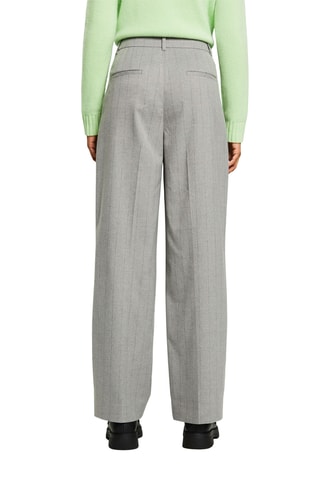 Pantalon taille haute - Gris
