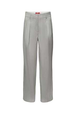 Pantalon taille haute - Gris