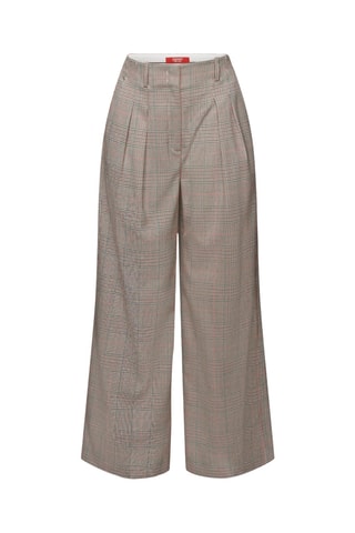 Pantalon taille haute - Marron