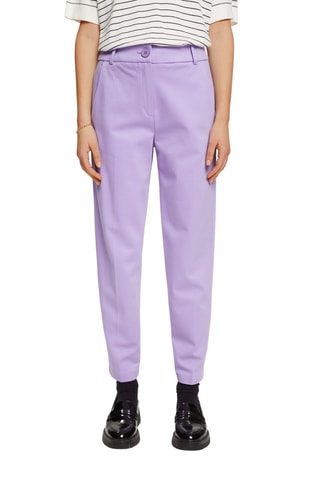 Pantalon droit Mauve
