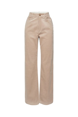Broek Hoge Taille - Beige