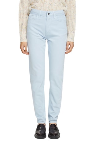 Pantalon cigarette Bleu clair