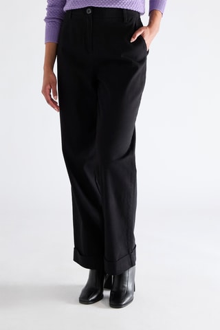 Pantalon taille haute - Noir