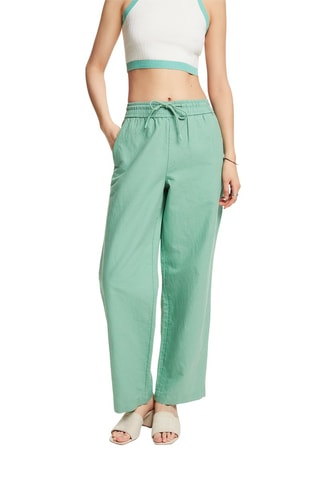 Pantalon en lin - Vert