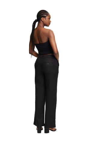Pantalon en lin - Noir