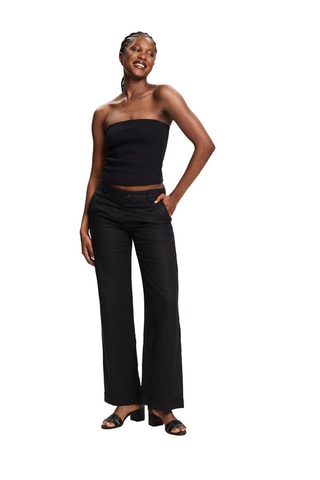 Pantalon en lin - Noir