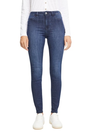 Jean taille haute Bleu