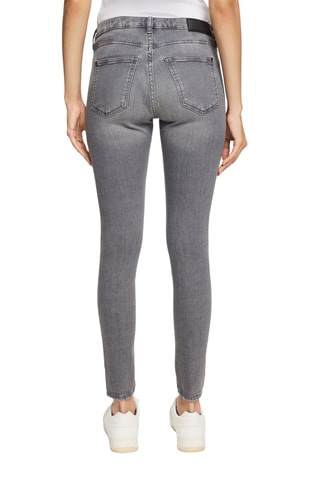 Calças de ganga skinny Cinzento-escuro