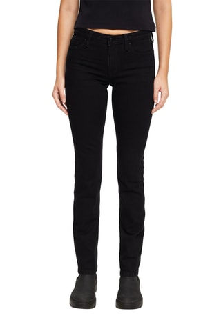 Calças de ganga slim Preto