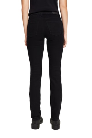 Calças de ganga slim Preto