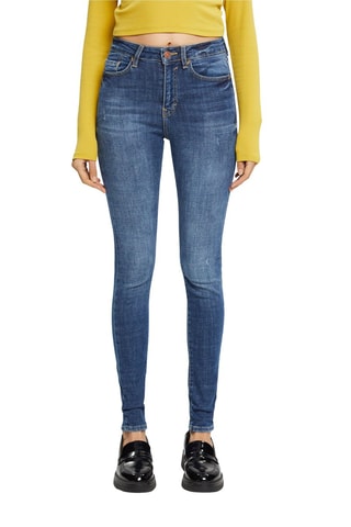 Jean taille haute Bleu
