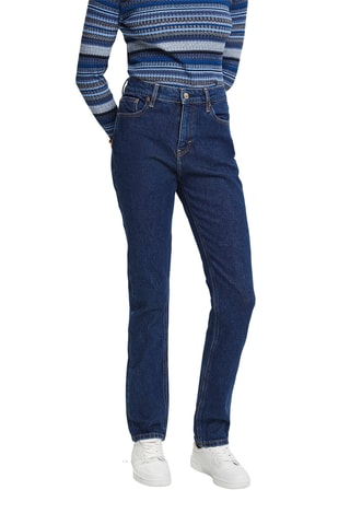 Jean taille haute - Bleu foncé
