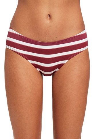 Parte de baixo de biquíni - Vermelho e branco