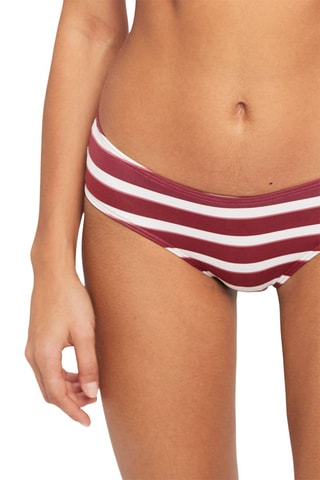 Parte de baixo de biquíni - Vermelho e branco