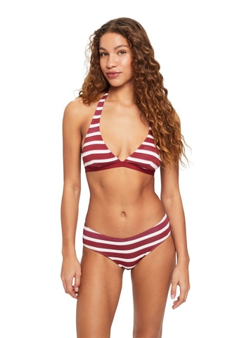 Parte de baixo de biquíni - Vermelho e branco
