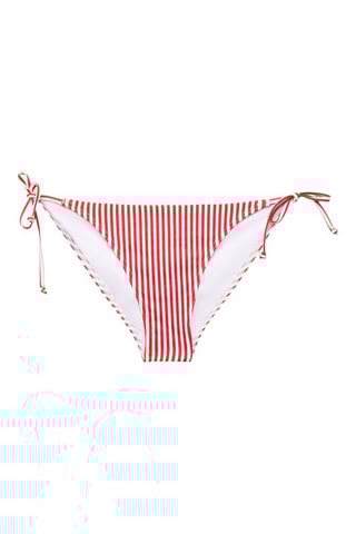 Parte de baixo de biquíni - Vermelho e branco